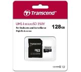 Transcend 128GB micro SD w/ adapter U1, High Endurance