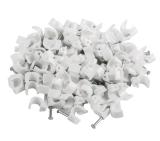 Lanberg cable clips 7mm 100pcs, white