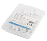 Lanberg cable clips 7mm 100pcs, white