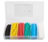 Lanberg 100pcs heat-shrinkable tubing kit, multicolor box