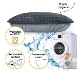 Beurer HK 48 Cosy Heat Pad; 3 temperature settings; auto switch-off after 90 min; washable on 30°; reversable cushion; with inner pad; removable switch; fleece fibre; 40(L)x30(W) cm