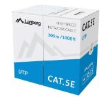 Lanberg LAN cable UTP CAT.5E 305m solid CCA, grey