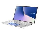 Asus ZenBook UX434FAC-WB702T, ScreenPad,IntelCore i7-10510U ( up to 4.9 GHz, 8M Cache), 14" FHD (1920x1080), 8GB LPDDR3, PCIEG3x2 NVME 512G M.2 SSD, Win 10 64 bit, Sleeve, USB3.0 to RJ45 cable, Illum. Keyboard, Icicle Silver