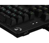 Logitech G512 Keyboard, GX Blue Clicky, Lightsync RGB, USB Passthrough Data/Power, Alumium Alloy, Game Mode, Black Carbon
