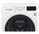 LG F4J6TG0W, Washing Machine/Dryer, 8 kg washing, 5 kg drying capacity, 1400 rpm, LED-display, A energy class, Steam technology, 6 Motion Direct Drive, White