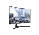 Samsung C27H800FCUX, 27" CURVED VA LED, 60Hz, 5 ms GTG, 1920x1080, 250 cd/m2, 3000:1 Contrast, Mega DCR, Eye Saver, Flicker Free, Samsung MagicBright, Game Mode, FreeSync, DP 1.2, HDMI 1.4, USB-C, 3xUSB, 178°/178°, Dark Silver