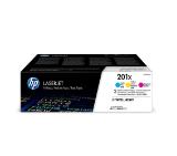 HP 201X 3-pack High Yield Cyan/Magenta/Yellow Original LaserJet Toner Cartridges