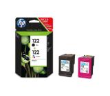 HP 122 2-pack Black/Tri-color Original Ink Cartridges