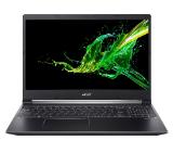 Acer Аspire 7, A715-74G-77FU, Intel Core i7-9750H (up to 4.50GHz, 12MB), 15.6" FullHD (1920x1080) IPS AG, HD Cam, 8GB DDR4( 1 slot free), 1TB HDD, M.2 slot, nVidia GeForce GTX 1650 4GB DDR5, FPR, 802.11ax, BT 5.0, Backlit Keyboard, Linux, Black