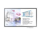 Samsung Flip WM55R 55"  3,840 x 2,160, 4K Digital Flipchart TOUCH , Mirroring, Remote Management, Wi-Fi, Remote PC & Bluetooth Support, HDMI