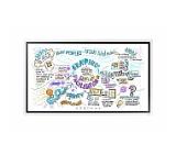 Samsung Flip WM55R 55"  3,840 x 2,160, 4K Digital Flipchart TOUCH , Mirroring, Remote Management, Wi-Fi, Remote PC & Bluetooth Support, HDMI