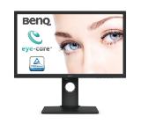 BenQ BL2483T, 24" TN, 1ms, 1920x1080 FHD, Business Monitor, 72% NTSC, ePaper mode, Eye Care, 72% NTSC, Flicker-free, B.I., LBL, Color Weakness, 1000:1, 12M: 1 DCR, 8 bits, 250cd/m2, HDMI, DVI, VGA,Ergonomic Design, Tilt, Swivel, Pivot, Height Adj., Black