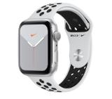 Apple Watch Nike Series 5 GPS, 40mm Silver Aluminium Case with Pure Platinum/Black Nike Sport Band