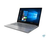 Lenovo ThinkBook 15 Intel Core i5-10210U (1.6GHz up to 4.2GHz, 6MB), 8GB DDR4 2666MHz, 256GB SSD, 15.6" FHD (1920x1080) IPS, AG, Intel UHD Graphics, WLAN ac, BT, 720p Cam, Mineral Grey, KB Backlit, FPR, 3 cell, Win 10 Pro, 2Y