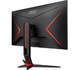 AOC 27G2U/BK, 27" Wide IPS, 4ms/1ms MPRT, 1000:1, 80M:1 DCR, 250cd/m2, 1920x1080@144Hz,Tilt, Swivel, Heigh Adjust, Pivot, HDMI, DP, USB, Headphone Out, Speakers, Black/Red