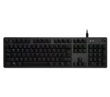 Logitech G512 Keyboard, GX Brown Tactile, Lightsync RGB, USB Passthrough Data/Power, Alumium Alloy, Game Mode, Black Carbon