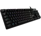 Logitech G512 Keyboard, GX Brown Tactile, Lightsync RGB, USB Passthrough Data/Power, Alumium Alloy, Game Mode, Black Carbon