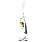 Rowenta RY7597WH, CLEAN & STEAM ALL FLOORS, cyclonic technology, 1700 W, up to 40 min. staem running time, 30 sec.heating time, Dual Clean & Steam suction head, dust container/bag capacity: 0.4 L, water tank capacity: 0.7 L, White, Dark Blue & beige