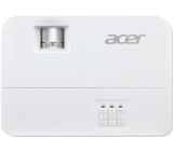 Acer Projector P1555, DLP, WUXGA (1920x1080), 4000 ANSI lumens, 10000:1, 3D, HDMI, HDMI/MHL, RGB, Audio in, RCA, 2xVGA in, VGA out, DC Out (5V/1.5A, USB Type A), Speaker 10W, RS232, 2.9kg,White