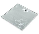 Beurer GS 10 Glass bathroom scale Gray; Automatic switch-off, overload indicator; 180 kg / 100 g