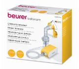 Beurer IH 58 Kids Nebuliser, compressed air technology, from the 1st month, approx. 0.25 ml/min, With a removable ''giraffe'', mouthpiece,silicone children's and baby mask, angled fitting,atomiser, 10 filters, hose and storage bag,Can be desinfected