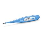 Beurer FT 09/1 clinical thermometer, Contact-measurement technology, Display in °C, Protective cap; Waterproof, blue