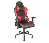 TRUST GXT 707R Resto Gaming Chair - red +  GXT 260 Cendor Headset Stand
