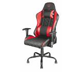 TRUST GXT 707R Resto Gaming Chair - red +  GXT 260 Cendor Headset Stand