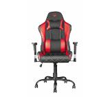 TRUST GXT 707R Resto Gaming Chair - red +  GXT 260 Cendor Headset Stand