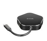 D-Link 4-in-1 USB-C Hub with HDMI and Power Delivery