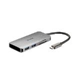 D-Link 6-in-1 USB-C Hub with HDMI/Card Reader/Power Delivery