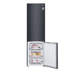 LG GBB72MCEFN, Refrigerator, Bottom Freezer,  Inverter Linear Compressor, 384l (277/107), 595x2030x682, LINEARCooling, DoorCooling+,  SmartThinQ, A+++ energy class, Black