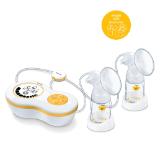 Beurer BY 70 Dual electric dual breast pump, Bottle with anti-colic system, 10 stimulation levels and 10 pumping levels, Memory function, display,2 bottles,Incl. manual pump,Suitable for one and two-sided pumping