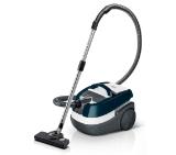 Bosch BWD41720, 3in1 vacuum cleaner for dry and wet cleaning, 2,5 lt dust container, 1700 W, EPA 10 primary filter, 9 m radius, liquid pick-up nozzles, parquet brush, water tank: 5 l, turquoise-white-grey