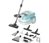 Bosch BWD420HYG, 3in1 vacuum cleaner for dry and wet cleaning, 2,5 lt dust container, 2000 W, HEPA H13, 12 m radius, liquid pick-up nozzles, parquet brush, mattress brush, water tank: 5 l, mint-white-grey