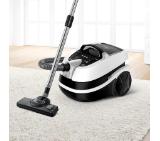 Bosch BWD421PRO, 3in1 vacuum cleaner for dry and wet cleaning, 2,5 lt dust container, 2100 W, HEPA H13, 12 m radius, liquid pick-up nozzles, parquet brush, turbo brush, water tank: 5 l, white-black-silver