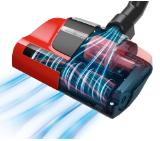 Bosch BGB8PET1, Vacuum Cleaner, Hygienic SelfClean ProAnimal brush, washing HEPA filter, 74 dB, Series 8, red