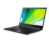 Acer Aspire 7, A715-75G-72AL, Intel Core i7-9750H(2.60Ghz up to 4.50Ghz, 12MB), 15.6" FHD (1920 x 1080) IPS AG, HD Cam, 8 GB DDR4(1 slot free), 512GB PCIe NVMe SSD, nVIDIA GeForce GTX 1650 4GB GDDR6, 802.11ax, BT 5.0, FPR, BackLit Kbd, Linux Black