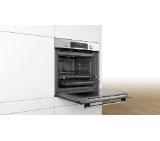 Bosch HRG5785S6 SER6; Comfort; Combi-steam oven, AddSteam, Pyro, AutoPilot 30, Meatprobe (1p), 1 level clip rail, SoftOpen & SoftClose, HC