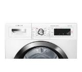 Bosch WTW855H0BY SER8; Premium; Tumble dryer with heat pump 9kg A++ / A cond. drain set 65 dB, HC, interior light, chrome blackgrey door