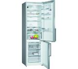 Bosch KGN39HIEP SER6; Premium; Free-standing fridge-freezer NoFrost E, 204/60/66cm, 366l(279+87), 39dB, VitaFresh Plus, inox EasyClean doors, display, HC