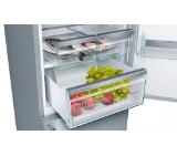 Bosch KGN39HIEP SER6; Premium; Free-standing fridge-freezer NoFrost E, 204/60/66cm, 366l(279+87), 39dB, VitaFresh Plus, inox EasyClean doors, display, HC