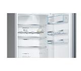 Bosch KGN39LBE5 SER6; Premium; Free-standing fridge-freezer NoFrost, E, 203/60/66cm, 366l(279+87), 39dB, VitaFresh Plus, Black ColorGlass, display, HC ready