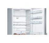Bosch KGN56XIDP SER4; Comfort; Free-standing fridge-freezer NoFrost, D, 193/70/80cm, 505l(400+105), 40dB, VitaFresh, inox EasyClean doors, display