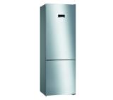 Bosch KGN49XIEA SER4; Comfort; Free-standing fridge-freezer NoFrost, E, 203/70/67cm, 435l(330+105), 40dB, VitaFresh, inox EasyClean doors, display