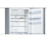 Bosch KGN49XIEA SER4; Comfort; Free-standing fridge-freezer NoFrost, E, 203/70/67cm, 435l(330+105), 40dB, VitaFresh, inox EasyClean doors, display