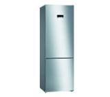 Bosch KGN49XLEA SER4; Comfort; Free-standing fridge-freezer NoFrost, E, 203/70/67cm, 435l(330+105), 40dB, VitaFresh, Inox-look, display