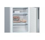 Bosch KGE39AICA SER6; Comfort; Fridge-freezer LowFrost, C, 201/60/65cm, 337l(249+88), 38dB, VitaFresh, inox EasyClean doors