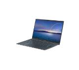 Asus ZenBook UX425JA-WB711T, NumPad,Intel Core i7-1065G7 (up to 3.9 GHz, 8M Cache) , 14" FHD IPS (1920x1080) AG 60Hz, 16GB LPDDR4 on board, PCIEG3x2 NVME 512G M.2 SSD, Win 10 64 bit, TPM, Sleeve, Illum. Keyboard, Pine Grey