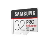 Samsung 32 GB micro SD Card PRO Endurance, Adapter, Class10, Waterproof, Magnet-proof, Temperature-proof, X-ray-proof, Read 100 MB/s - Write 30 MB/s